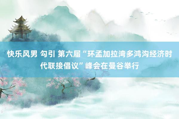 快乐风男 勾引 第六届“环孟加拉湾多鸿沟经济时代联接倡议”峰会在曼谷举行